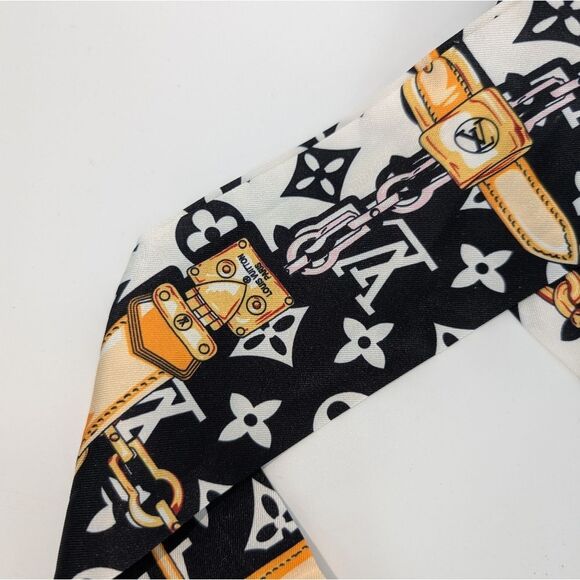 Louis Vuitton silk twilly - Picture 5 of 8